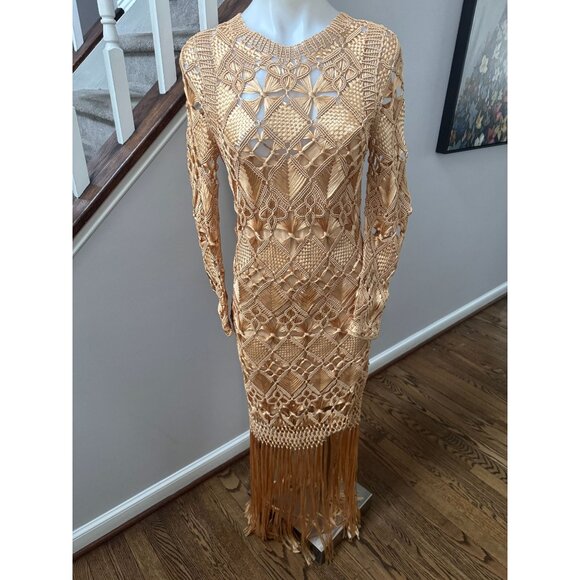 Zimmermann Kaleidoscope Macrame Maxi Dress Size 0 - Picture 5 of 11